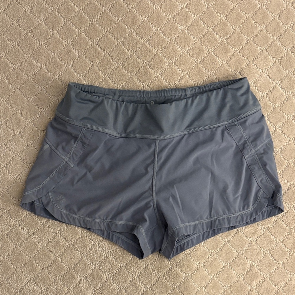 Athleta Women's Gray Lined Athletic Shorts S